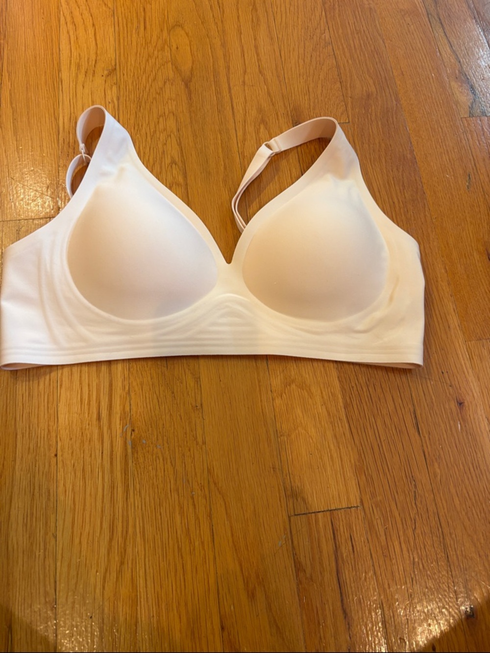 Seamless Nude Wireless Everyday Bra - Comfortable Support Large
